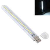 3W 24 LED USB Kitap Lambası Taşınabilir Beyaz Işık 5V 200LM - 1