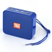 T G TG166 Renkli Taşınabilir Kablosuz Bluetooth Mini Hoparlör Mavi - 1