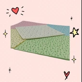 Homix Yıldızlı 5 Renk Origami Kağıdı 15x15 Kalın (150 Adet) - 3