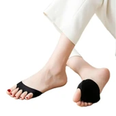Kumaş 5 Parmağa Geçen Metatarsal Parmak Altı Koruyucu Hava Alabilen Ayak Destek Pedi - 2