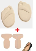 4 Lü Set Ayak Rahatlatıcı Ön Ayak Süngeri + Topuk Koruyucu Daraltma Pedi - 2