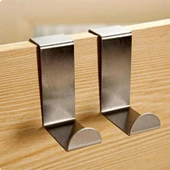 8 Lİ Metal  Kapı Arkası -Dolap Kapağı - Çekmece Üstü Havlu Askısı - 2
