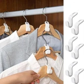 20 Adet Pratik Gardrop Askısı Çoklayıcı Aparatlar - Dolap Askı Çoklayıcı - 1