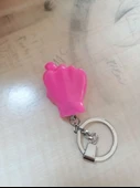 Pembe Renk Sevimli Muzip Anahtarlık Nah Anahtarlık - 1