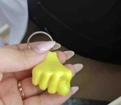 Sarı Renk Sevimli Muzip Anahtarlık Nah Anahtarlık - 1