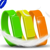 MicroDrive 128GB USB 2.0 Siyah Moda Bileklik USB Bellek - 6