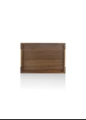 The Mia Natura Akasya Metal Kulplu Tepsi Gold 38x26x5 Cm NTR0044 - 3