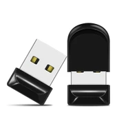 MicroDrive 16GB USB 2.0 Süper Mini Peas USB Bellek Siyah - 2