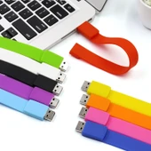 MicroDrive 128GB USB 2.0 Siyah Moda Bileklik USB Bellek - 3