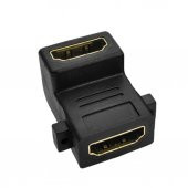 PrimeX PX-HDMFD HDMI to HDMI Dişi Dişi L Dirsek Ara Konnektör - 1