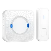 P6-B Kablosuz WiFi Kapı Zili Alıcısı Beyaz 110dB IP55 Suya Dayanıklı Düşük Enerji Tüketimi 53 Müzik Seçeneği 300m Menzil - 2