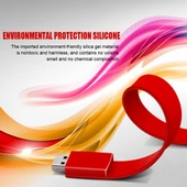 MicroDrive 128GB USB 2.0 Siyah Moda Bileklik USB Bellek - 8