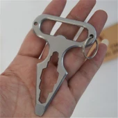 Mini Cep Boy Paslanmaz Çelik Çok Fonksiyonlu Kişisel Güvenlik ve Savunma Aracı - 3