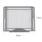 Taşınabilir Katlanabilir Metal Fileli Ayarlanabilir Laptop Standı Gri - 5