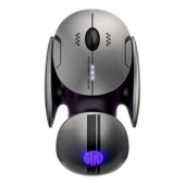 Inphic X2 Bluetooth Kablosuz Sessiz Şarjlı Ofis ve Oyun Laptop Mouse Sıvı Metal Gri - 1
