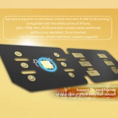 R SIM18 CLUB iOS Sistem için TMSI eSIM ICCID IPCC Entegre Kilit Açma Kartı - 7