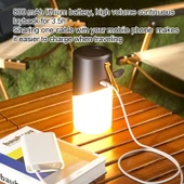 Kablosuz Bluetooth Hoparlör Siyah RGB Işıklı Su Geçirmez Stereo Atmosfer Işığı - 10