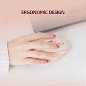 Inphic M8 Kablosuz Şarjlı Sessiz Ofis ve Ev Mouse Sütlü Çay Rengi 2.4G USB - 8