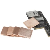 20 Adet Laptop Soğutucu Saf Bakır Isı Emici Termal İletken Tab 20x20x1.0mm - 4