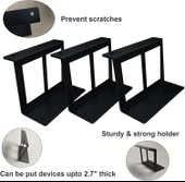 Masa Altı Metal Laptop Tablet Mini PC Saklama Standı Yükseklik 68mm - 3