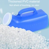 Ev Tipi Erkek İdrar Kabı 1200ml Plastik Kapaklı Beyaz - 4