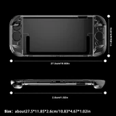 Nintendo Switch 2 Kristal Şeffaf Koruyucu Kılıf Split Gamepad - 9