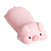 Sevimli Domuz Desenli Hafızalı Köpük Mouse Pad Bilek Destek Yastığı - 1