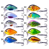 HENGJIA 2.5cm 1.5g Yüzen Mini 3D Baskılı Balık Yemi Renk 7 - 2