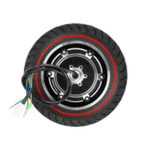 10 Inç 10x2.5 Elektrikli Scooter Off-road Kaymaz Katı Lastik 37mm Kanal - 5