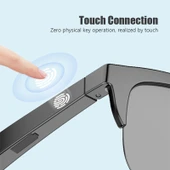 F06 Bluetooth 53 Akıllı Güneş Gözlüğü Kablosuz Kulaklık UV Koruma Polarize - 8