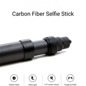 3 Metre Karbon Fiber Uzatılabilir Görünmez Selfie Çubuğu Insta360 DJI GoPro Spor Kameralar İçin - 4