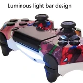 PS4 Kablosuz Bluetooth Oyun Kumandası Işıklı Şeritli Çift Titreşimli Line Renk - 5