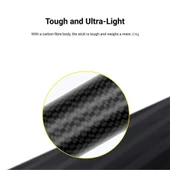 3 Metre Karbon Fiber Uzatılabilir Görünmez Selfie Çubuğu Insta360 DJI GoPro Spor Kameralar İçin - 5