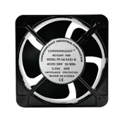 220V 38W 15cm Rulmanlı Elektrikli Dolap Şaftlı Yağlı Rulmanlı Fan - 1