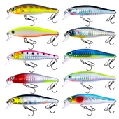 HENGJIA MI160 8.8cm 9g Yüzen Su Minnow Sahte Yem 10 Renkli Kutulu - 1
