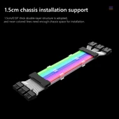 24 Pin Anakart Güç Kaynağı Beyaz ARGB Neon Renkli Işık Kablosu 5V - 8