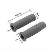 Ninebot F30 F40 Elektrikli Scooter Gri Silikon Gidon Kılıfı 1 Çift - 3