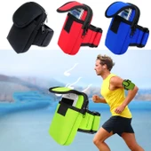 S210 Turuncu Neopren Kol Çantası Spor Telefon ve Bozuk Para Cüzdanı - 2