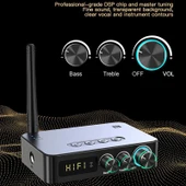 M9 Pro Bluetooth 5.1 Alıcı Verici FM Radyo NFC Ses Adaptörü - 7