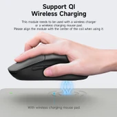 Logitech G502 G703 G403 G903 GPW GPW2 Şeffaf Kablosuz Şarj Modülü Siyah - 4