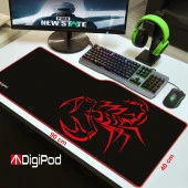 Digipod Gaming Mousepad Oyuncu Mouse Pad 90x40 Xxl Büyük Oyuncu Mousepad Kaymaz Taban 4mm Kalınlık - 4