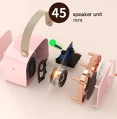 DW21 Vintage Radyo Bluetooth Hoparlör Koyu Yeşil TF Kart ve USB Destekli - 4
