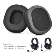 Razer BlackShark V2 V2 Pro Uyumlu 2li Sünger Kulaklık Kapağı Futbol Ağı Desenli - 3