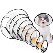 Evcil Hayvan Koruyucu Başlık Kedi ve Köpek Isırma Önleyici Boyunluk No7 8cm - 7