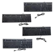 108 Tuşlu Kablolu USB Bilgisayar Klavyesi Rusça - 2