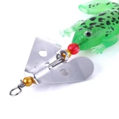 HENGJIA SP011 7cm 6g Kurbağa Yumuşak Balık Pul Tatlı Su Tekli Kanca Biyonik Yem 4 Renk 2 Set - 3