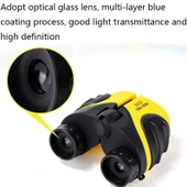 Çocuk Mini HD Dürbün 8X Büyütme Kırmızı - 4