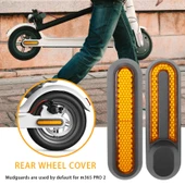 Xiaomi Mijia 1S Pro 2 Elektrikli Scooter Tekerlek Yan Dekoratif Kapak Reflektörlü Sarı - 6