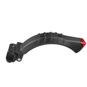5 5.5 6.5 Inç Elektrikli Scooter Karbon Fiber Alüminyum Arka Çamurluk LED Stop Lambalı Siyah - 4