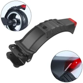 5 5.5 6.5 Inç Elektrikli Scooter Karbon Fiber Alüminyum Arka Çamurluk LED Stop Lambalı Siyah - 6